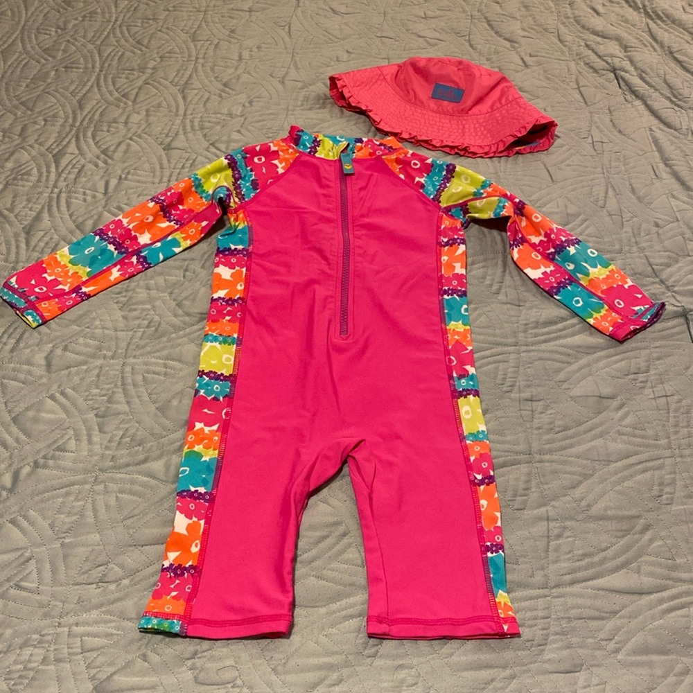 3T Full body Swim suit and hat